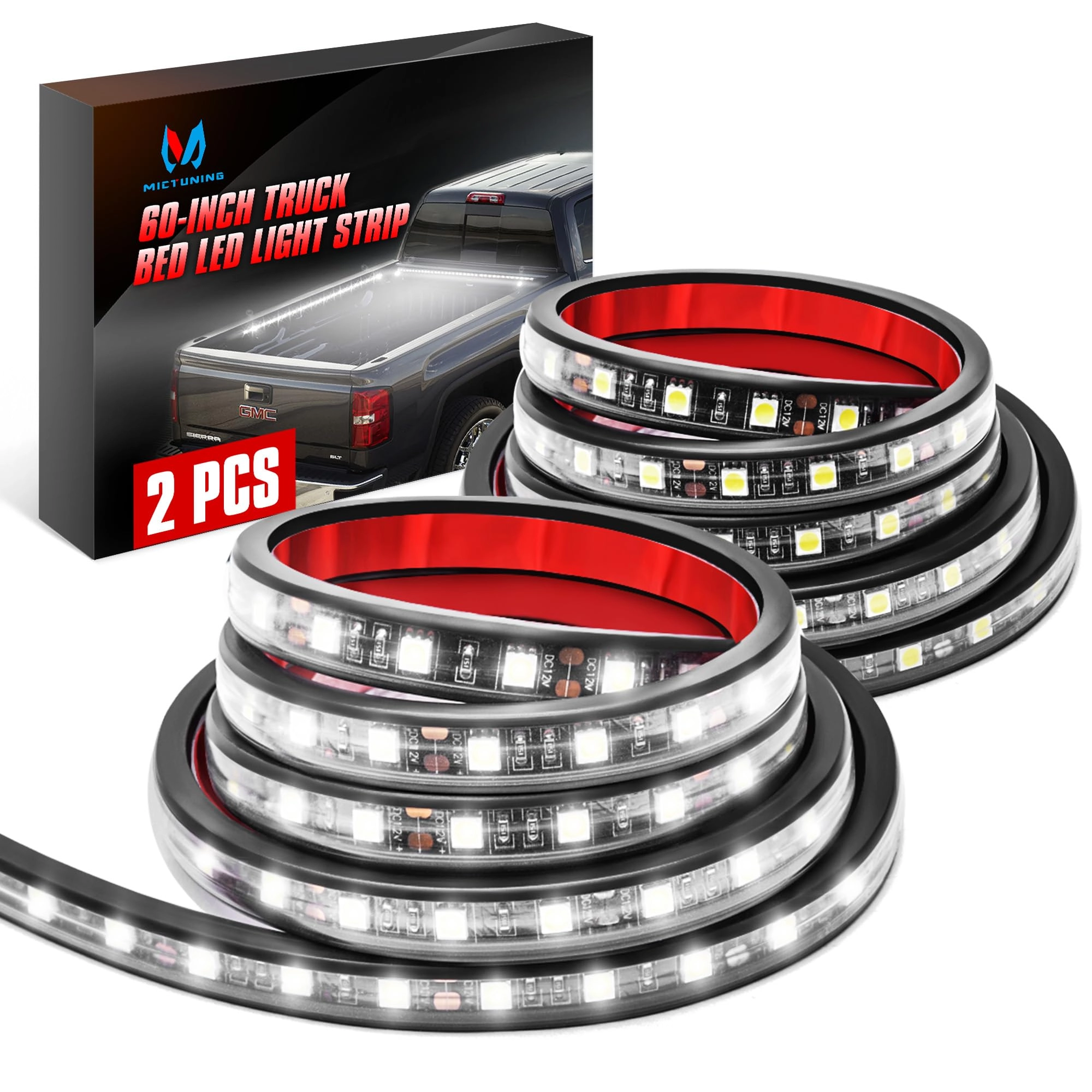 MZA STORES Cargo Truck Bed Light Strip - 60 Inch