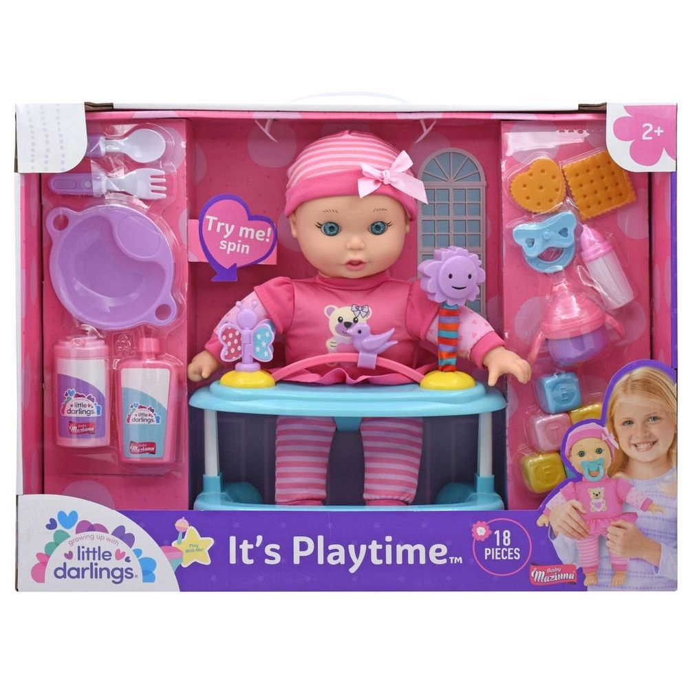 It's Playtime Doll Playset - 18pcs 11-Inch