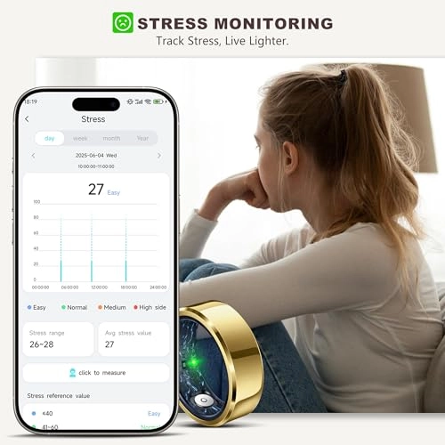 Smart Ring - Heart Rate SpO2 5ATM Waterproof