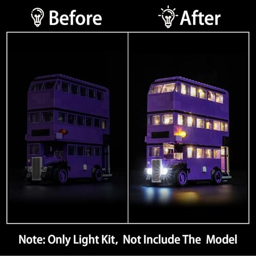 Lighting Kit 76446 - ABS for LEGO Knight Bus Adventure 76446