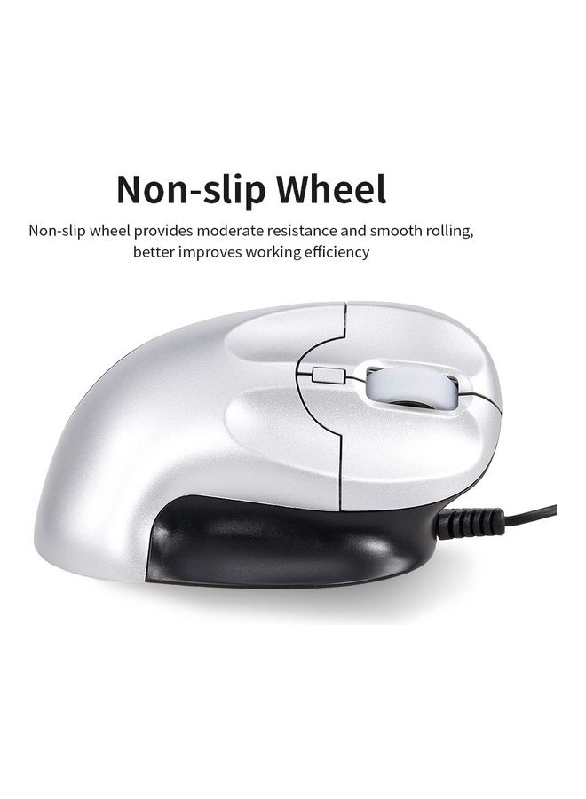 6D Optical Vertical Mouse - Wired
