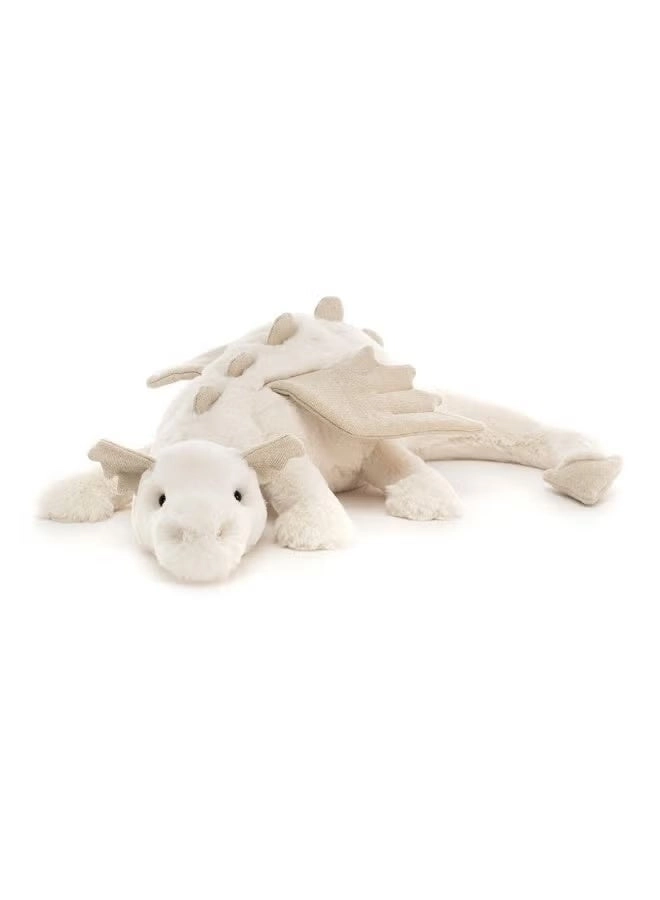 Dragon - White Fur Toy