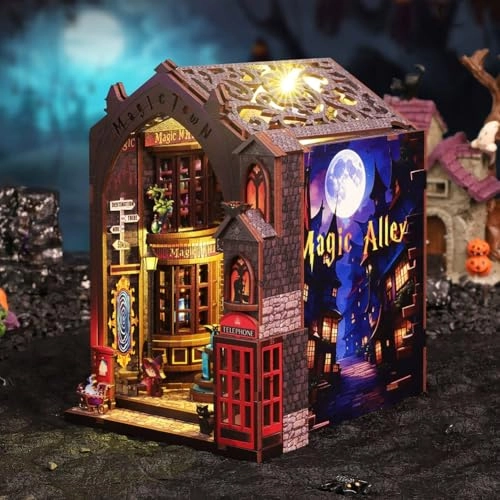 Miniature Wooden Dollhouse Furniture Kit - Creative Room 1:24