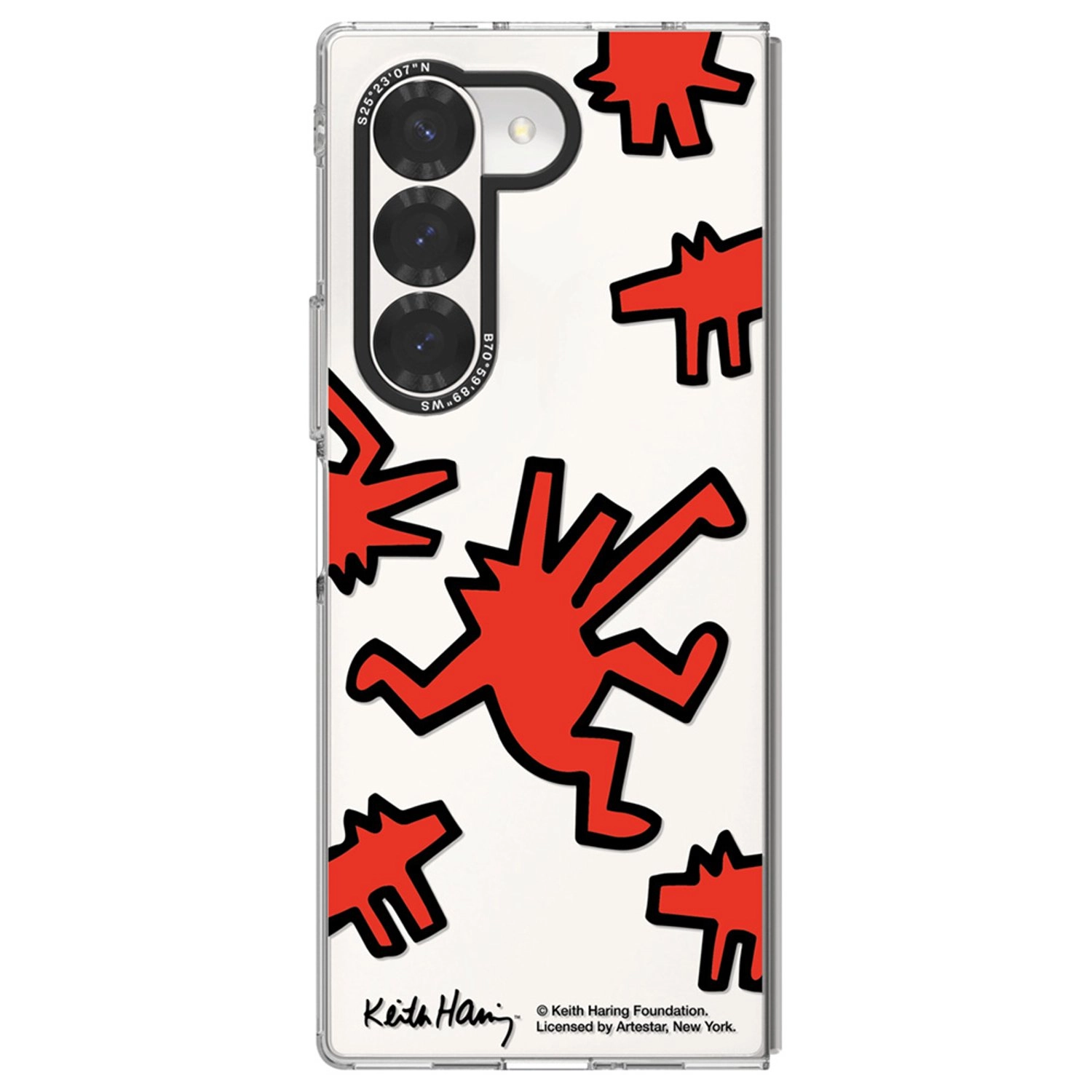 Keith Haring Slim Impression Case - recycled PC for Galaxy Z Fold6