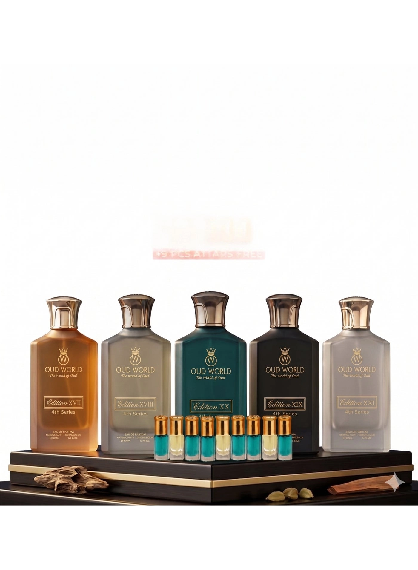 OUD WORLD Premium Offer Series 4 - Eau de Parfum 100ml Set