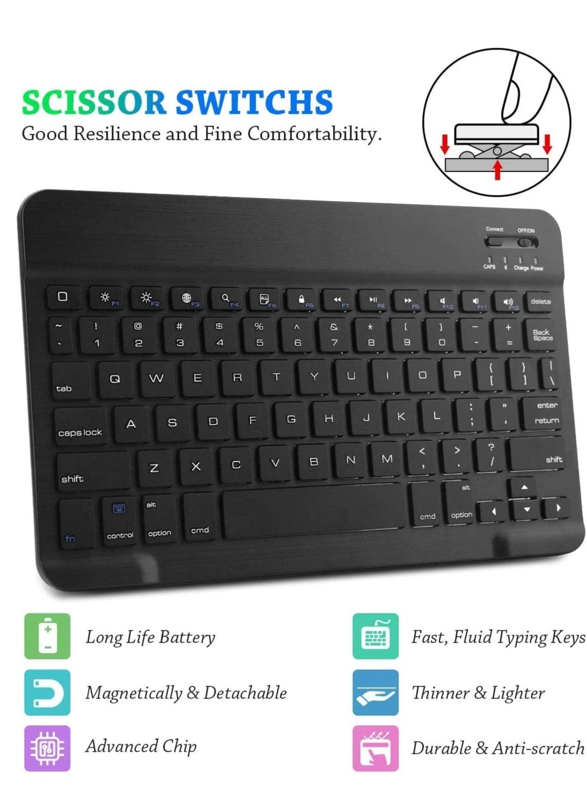 Keyboard Case with Pencil Holder for iPad Pro 11-inch (2020)