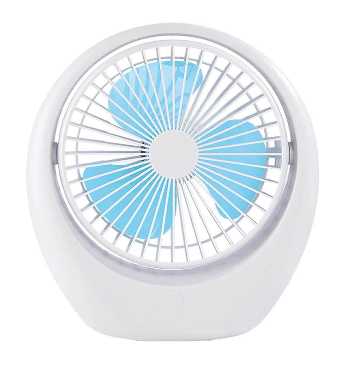 Multifunction Rechargeable Table Fan - 6-Inch USB Charging 3-Speed