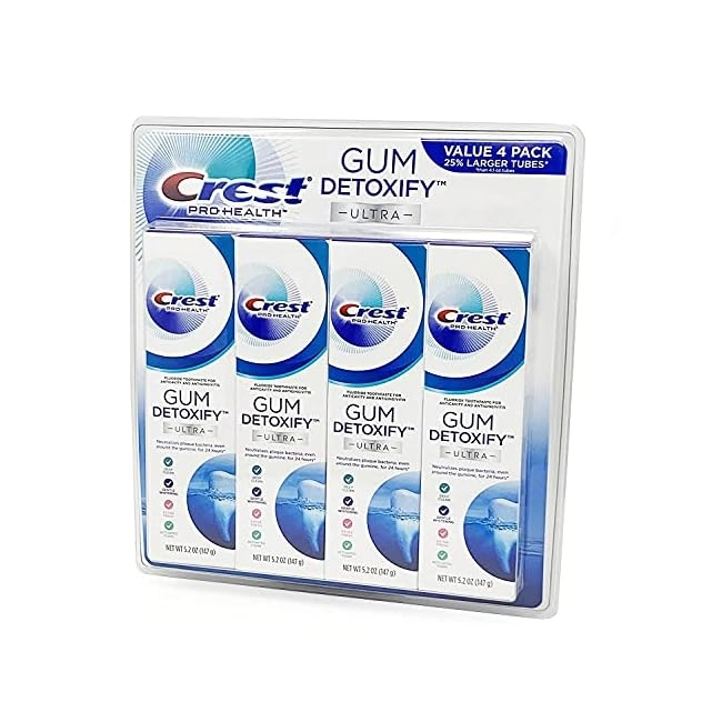 BY Pro Health Ultra Gum Detoxify - 4-Pack, 5. 2 oz each.