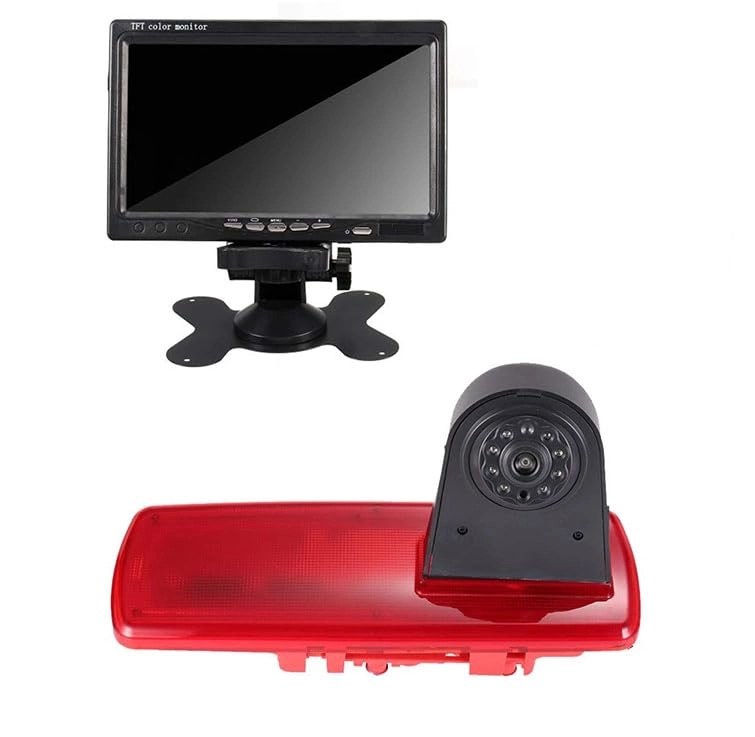 Reversing Camera + LCD Colour Display Monitor - Night vision AHD video signal or CVBS signal 1280 x 720 pixels