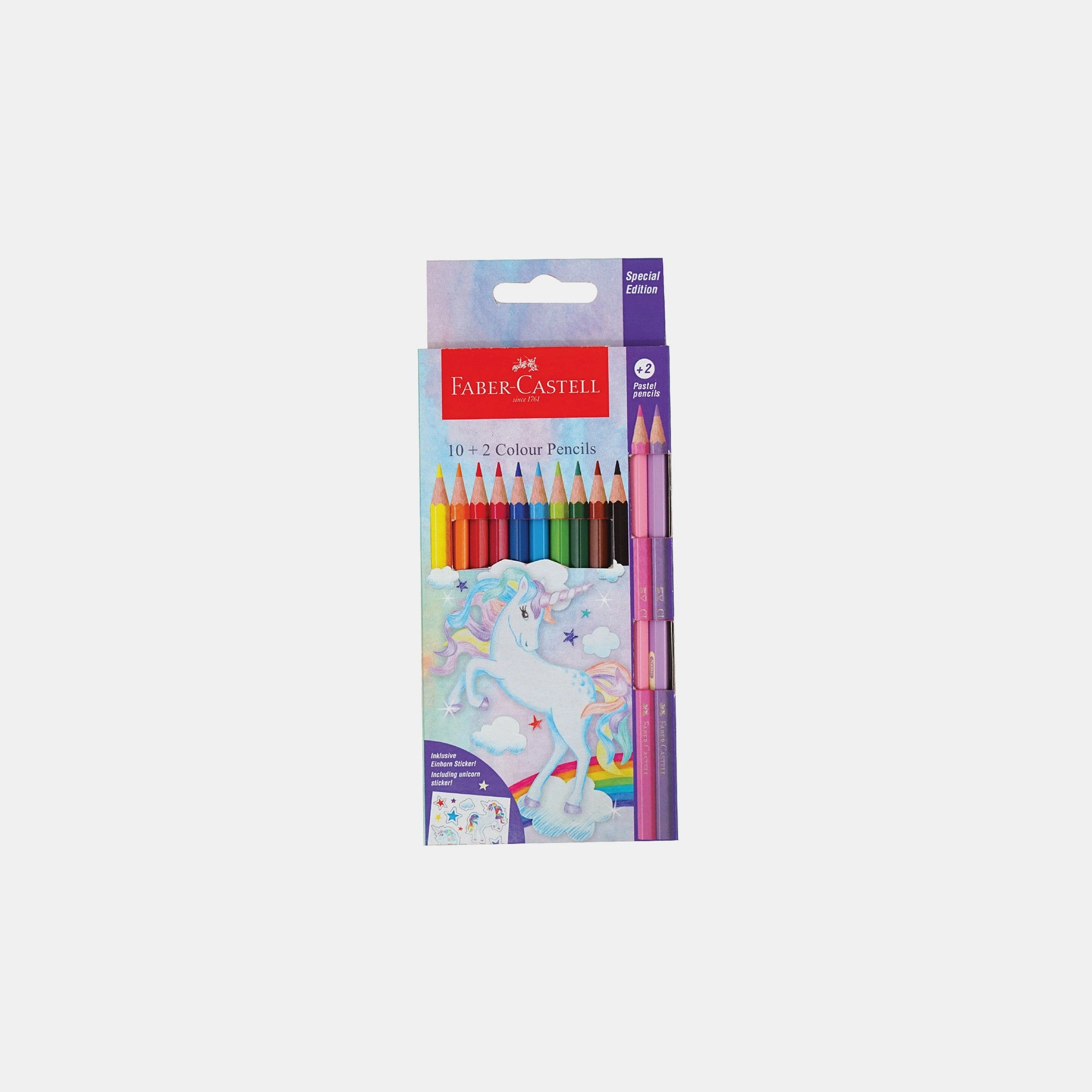 Faber-Castell Unicorn Colour Pencils - 12 Colours