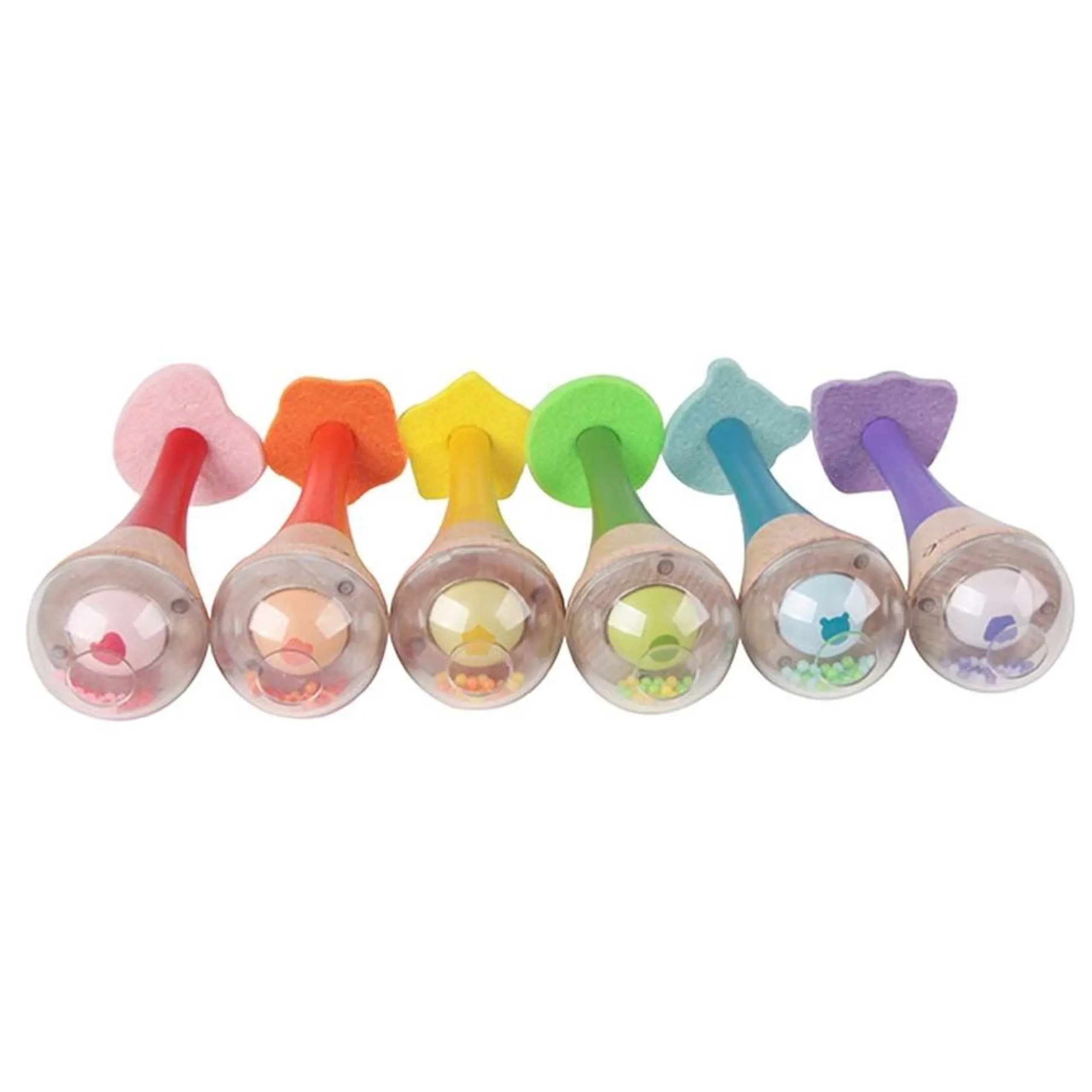 Rainbow Maracas - Suitable for 10 months & above
