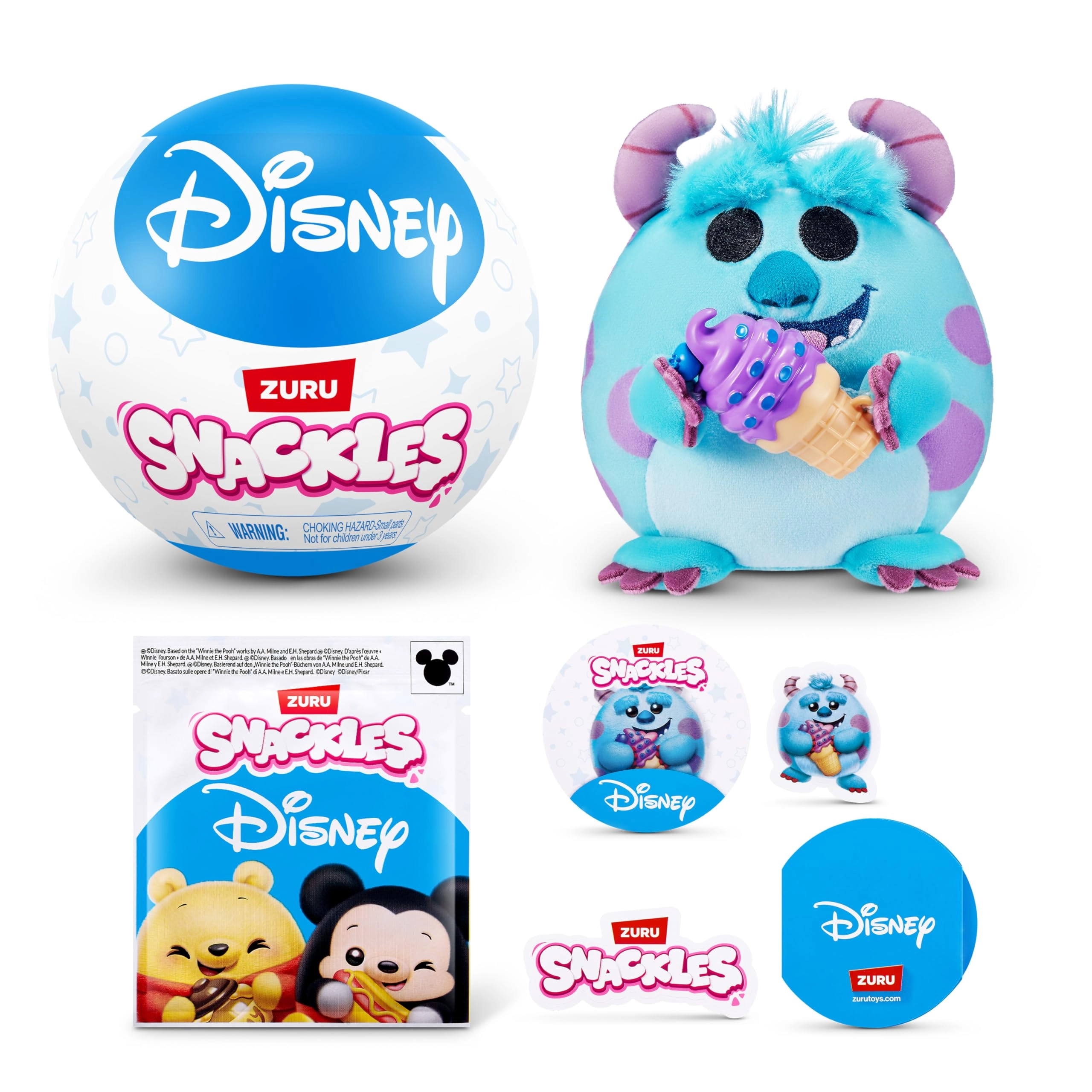 ZURU Snackles - Disney Snackles - 13 cm - Assorted Styles