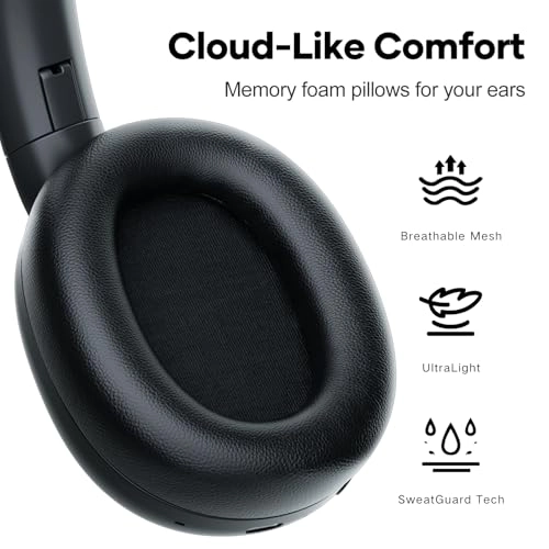 Active Noise Cancelling Headphones Wireless Headphone