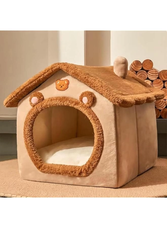 HuHa Mart Pet Dog and Cat House - Octagonal Foldable Small
