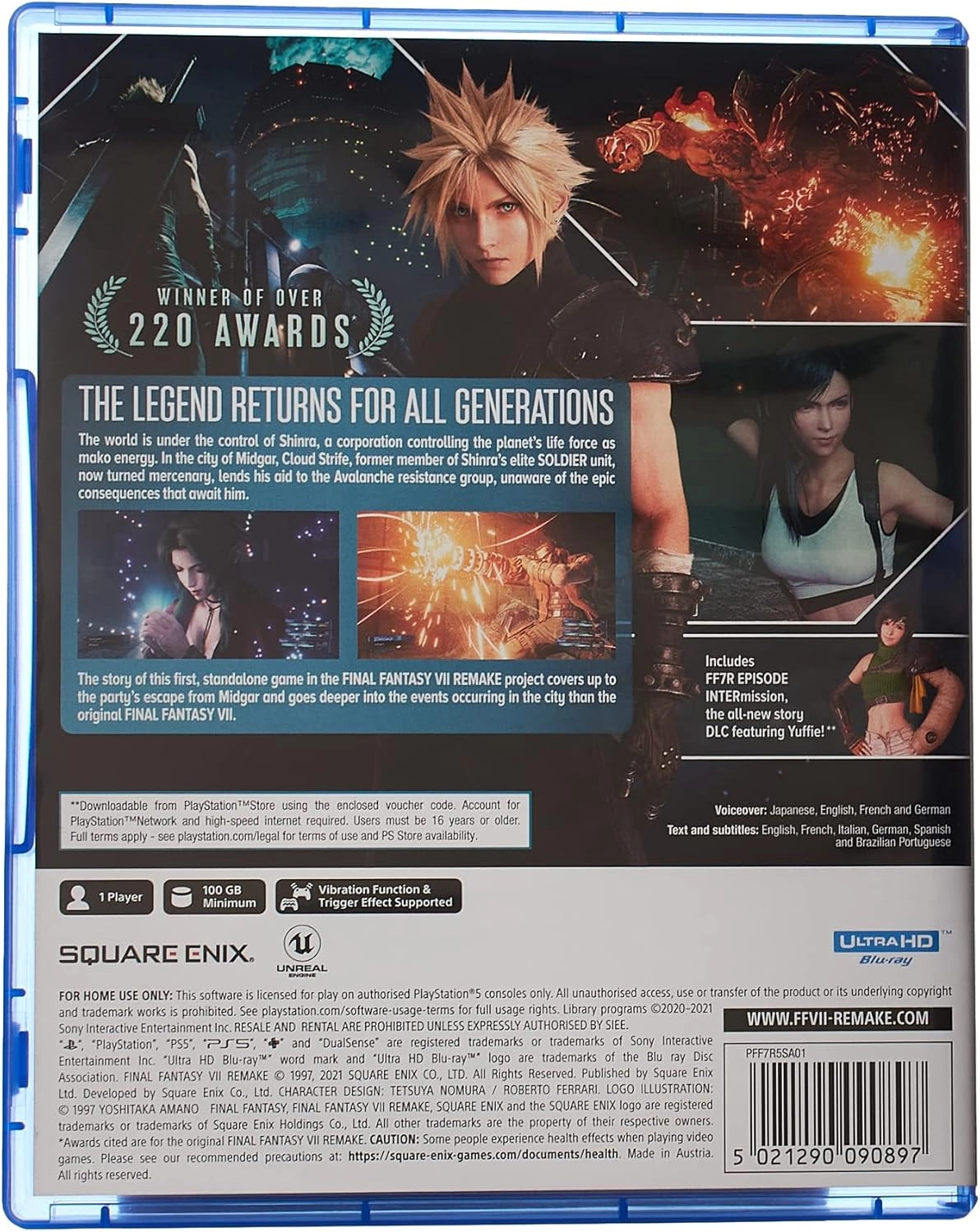 Final Fantasy VII Remake Intergrade International Version - PlayStation 5
