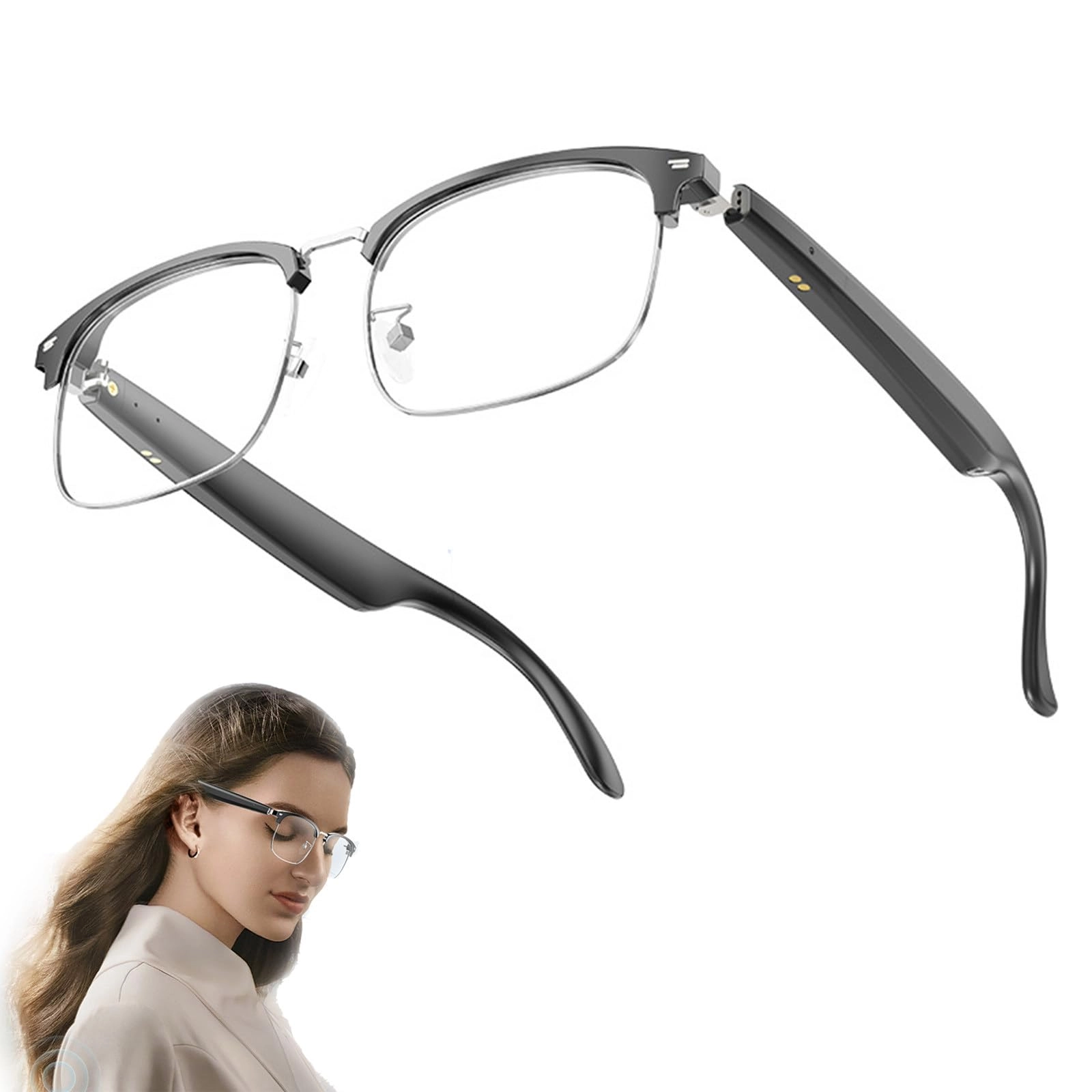 Bluetooth Smart Glasses - 144 Languages Bluetooth 5.3