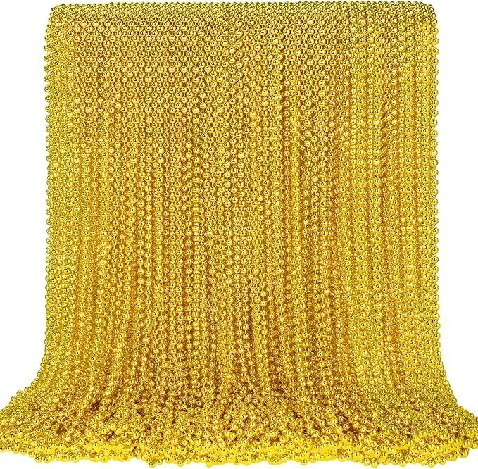 PT Mardi Gras Beads - 33 Inch 7mm 12 Pcs