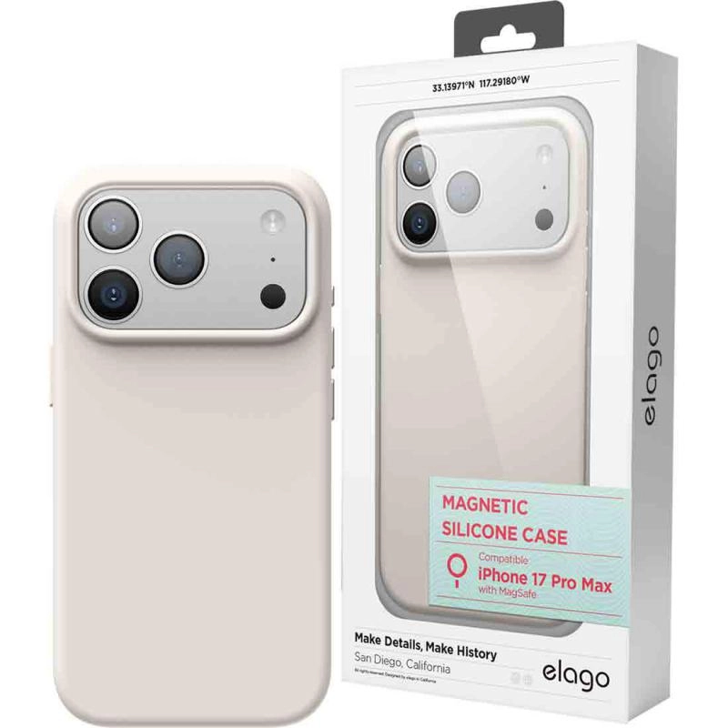 Magnetic Silicone Back Cover Mobile Case with MagSafe for iPhone 16 Pro Max