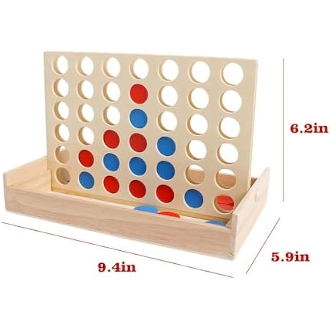 4 in A Row - Wooden Foldable