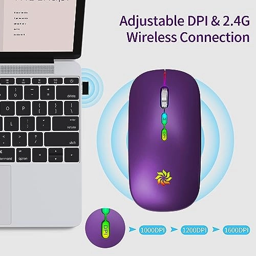 Slim Silent Mouse - Wireless