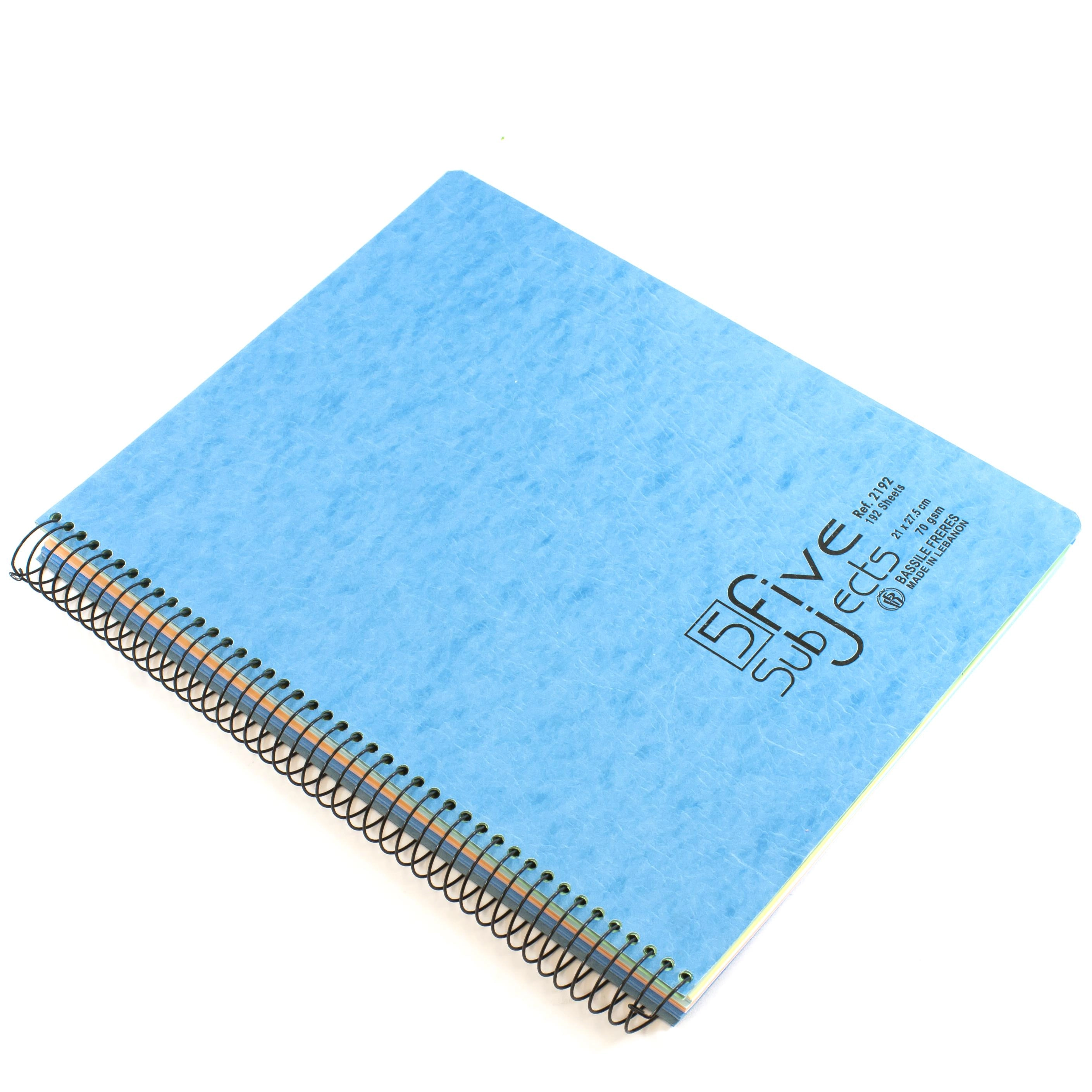 Bassile Freres Notebook 21 X 28 cm Spiral - Lined 192 Sheets