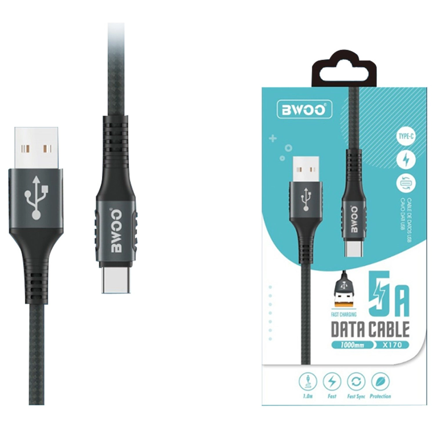 Benton Bwoo USB Type C Cable USB-C 1m