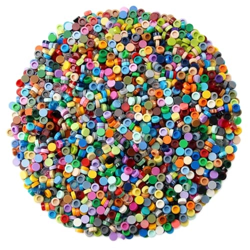 1×1 Round Tiles - 4600PCS 46 Colors
