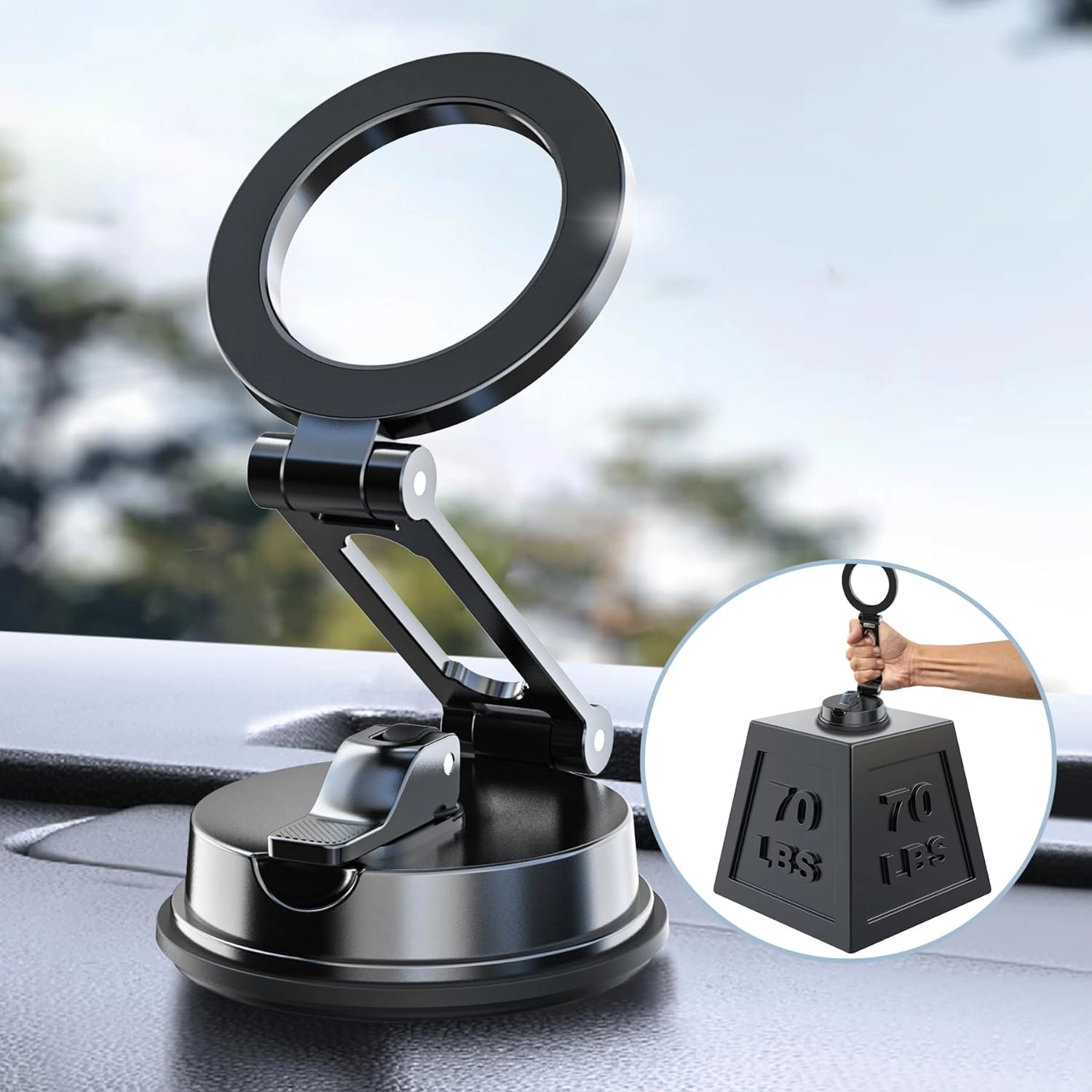 Nalacal Magnetic Car Mount for iPhone