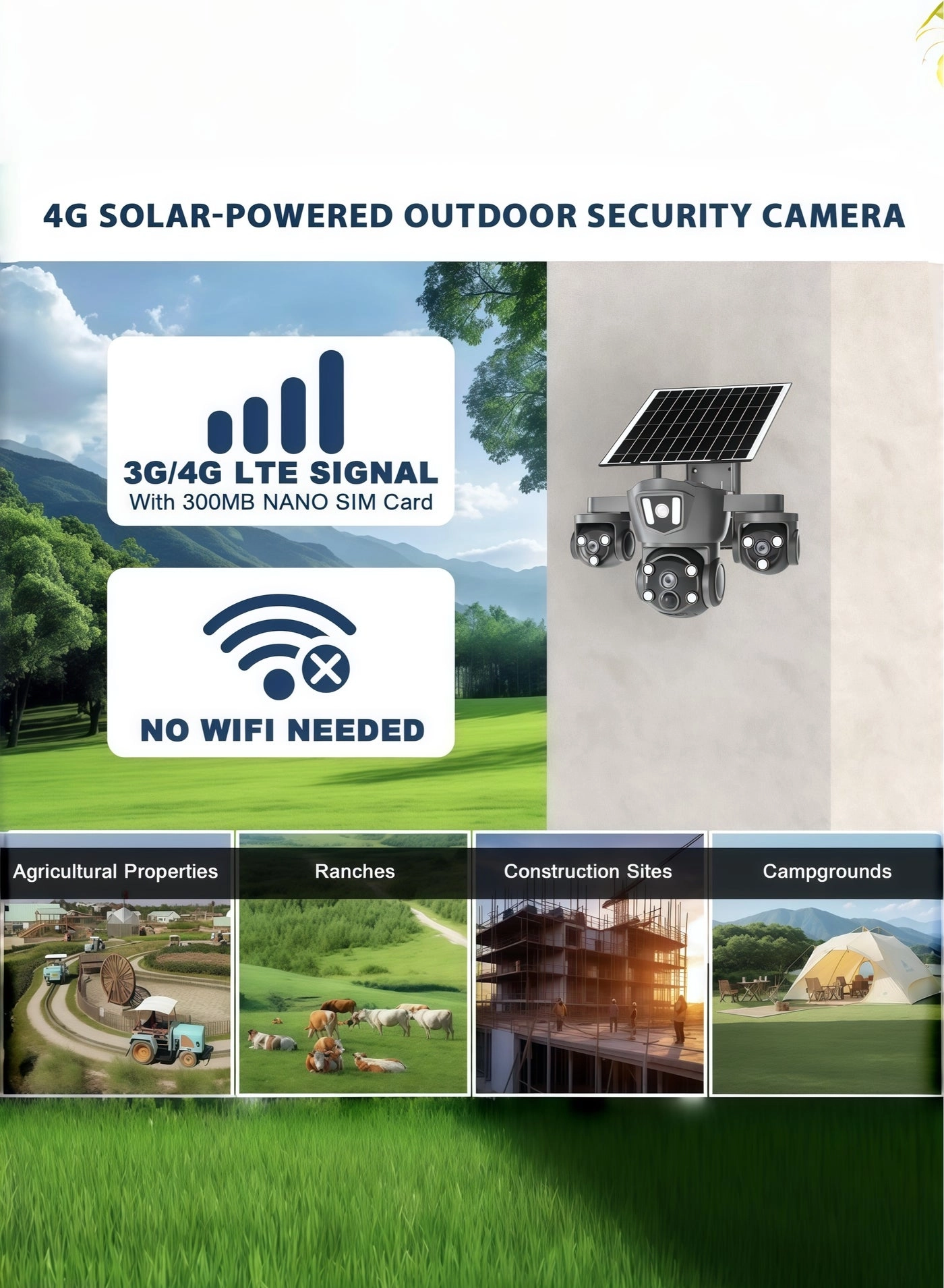 Outdoor Security Camera 6K