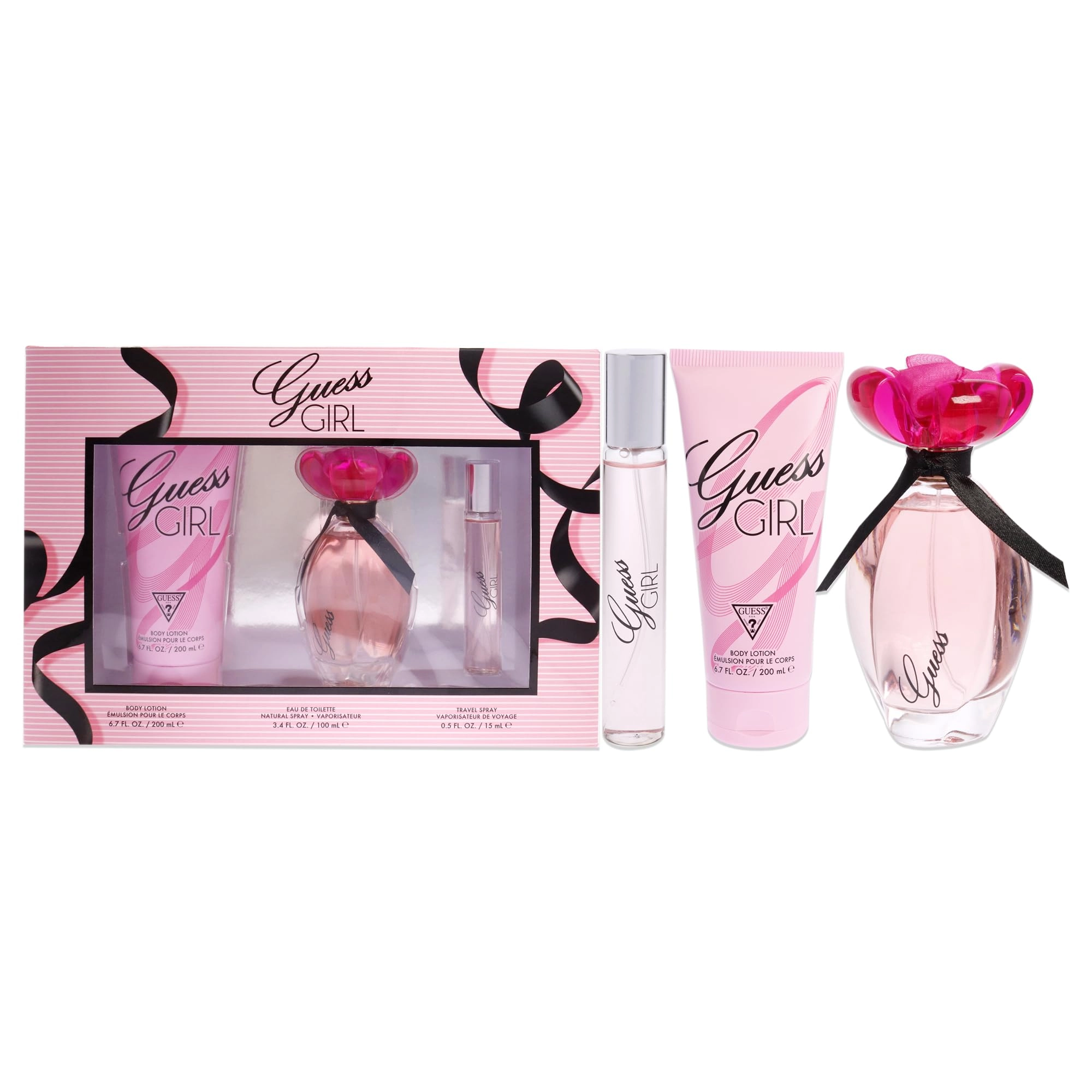 GIRL EDT + Body Lotion + Travel Spray - Gift Sets 3pcs