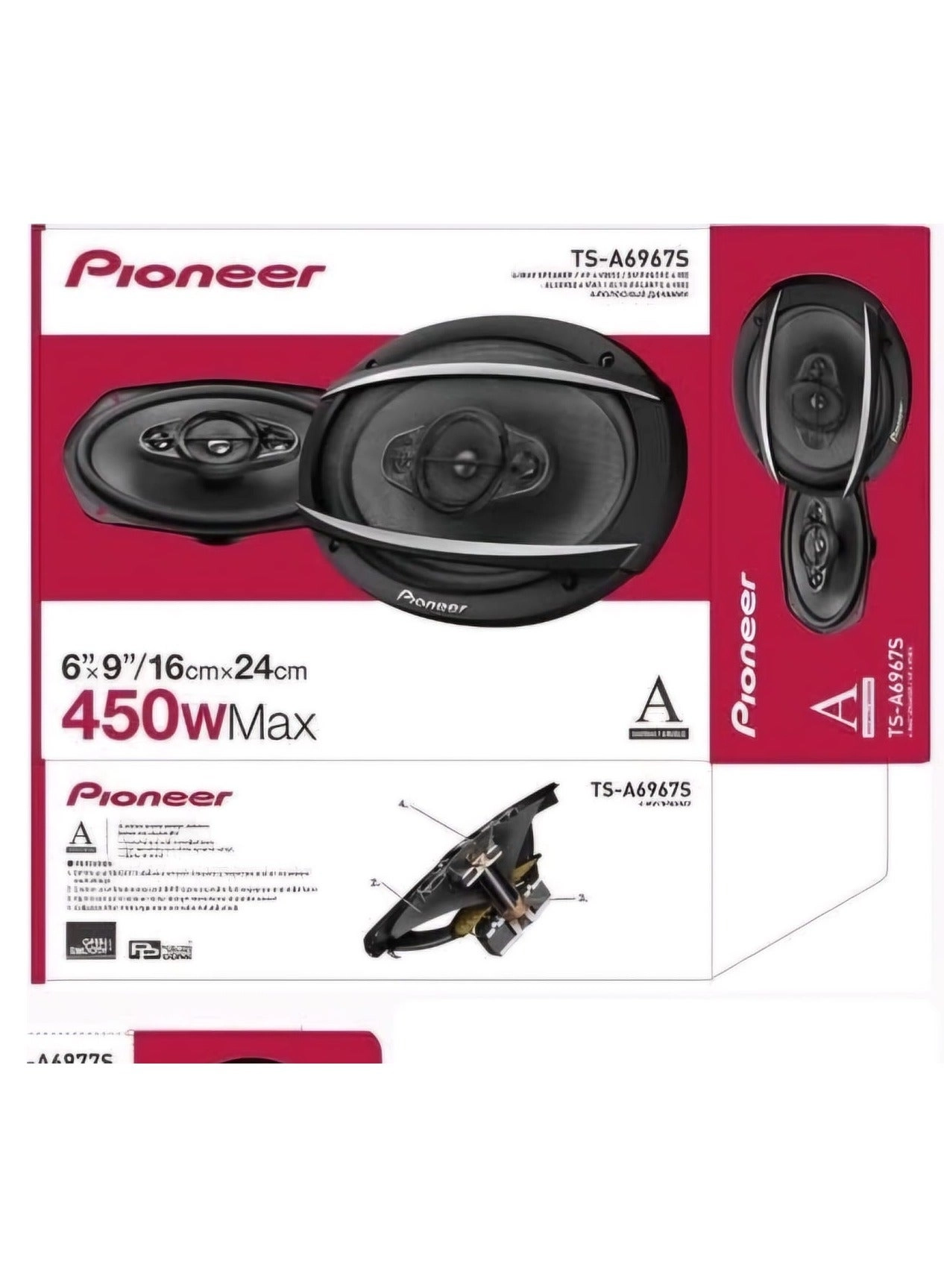 TS-A6968S - 6" x 9" 4-Way