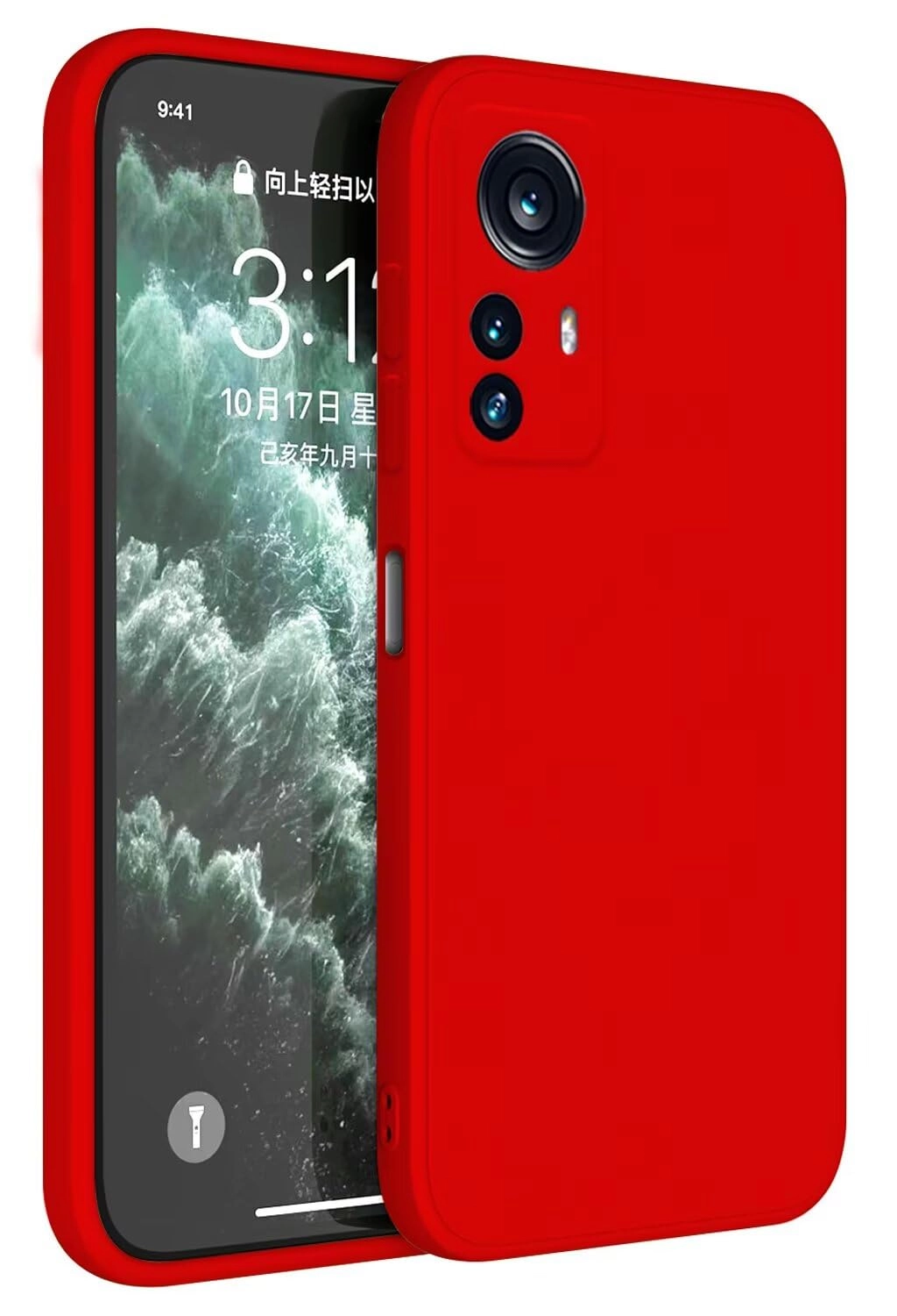 Topme Case Design Bumper for Xiaomi MI 12 Pro - Thermoplastisches Polyurethan Pelz