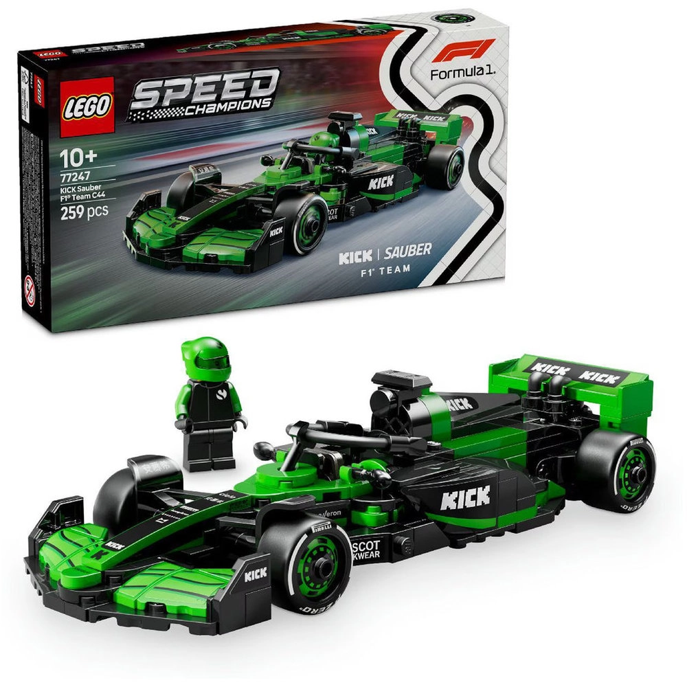 KICK Sauber F1 Team C44 Race Car (25618549-77247) - Speed Champions