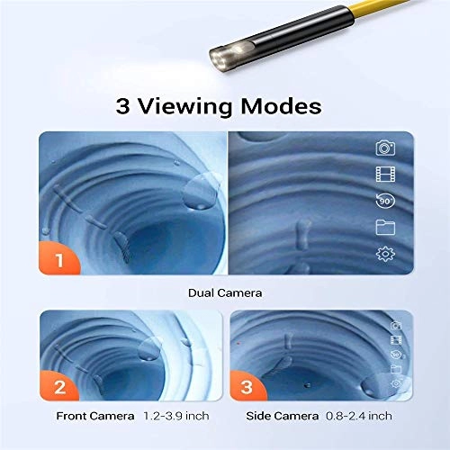 Dual Lens Inspection Camera - 3.9MM/5.5MM/8mm/14.5MM 1M/5M/10M/20M