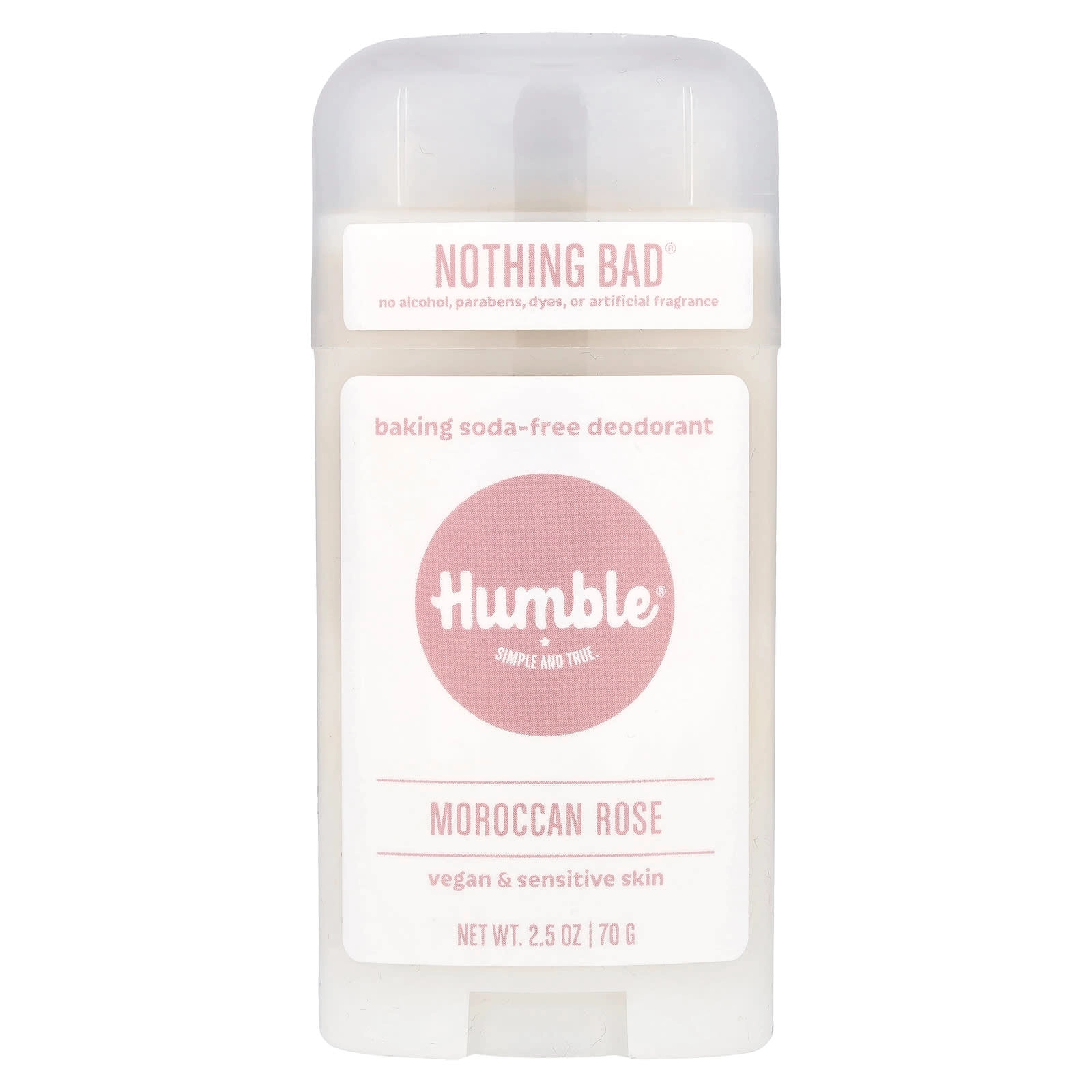 Aluminum-Free Deodorant - Moroccan Rose 2.5 oz (70 g)