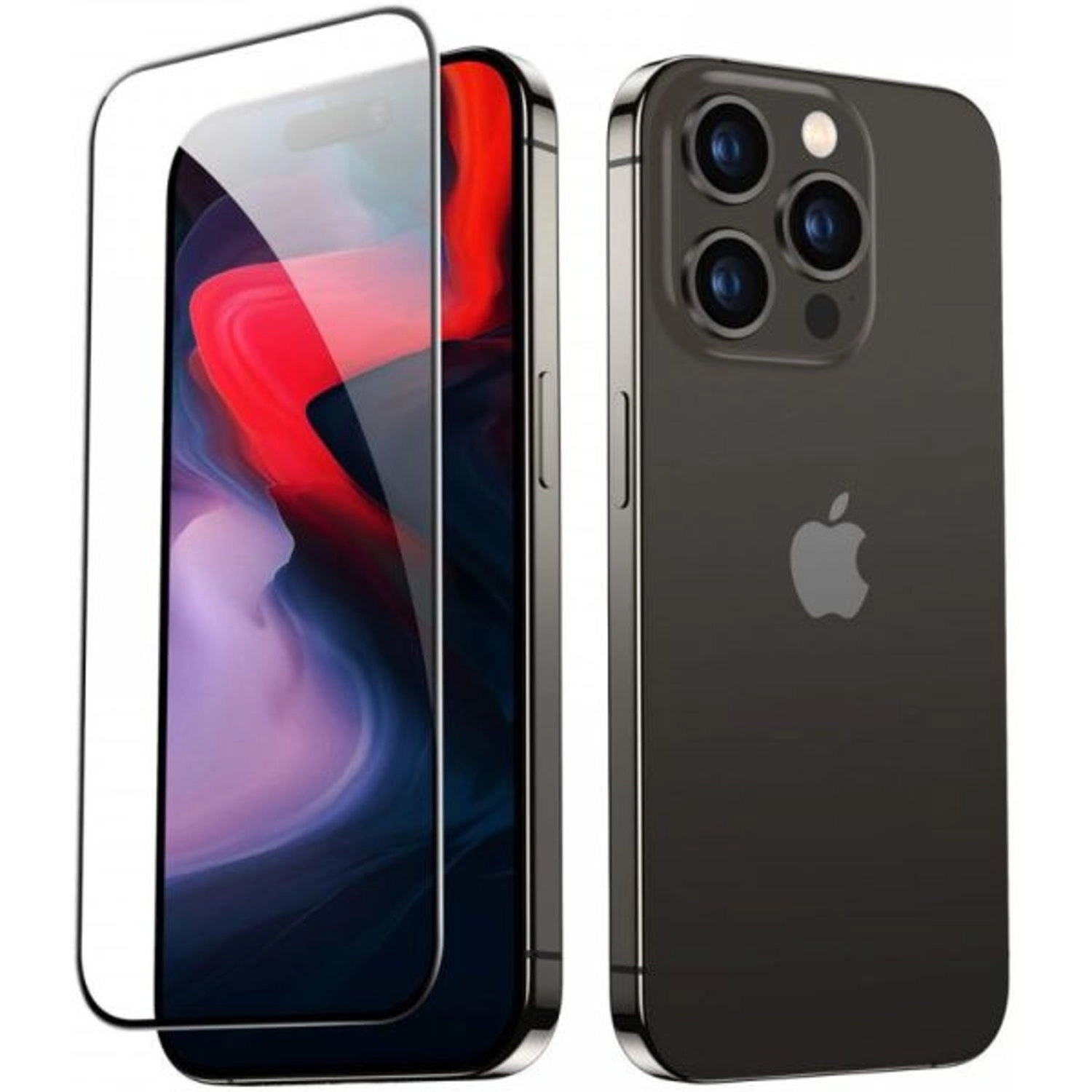 Electronic Silk Road Corp. Clear Tempered Glass Screen Protector for iPhone 15 Pro Max