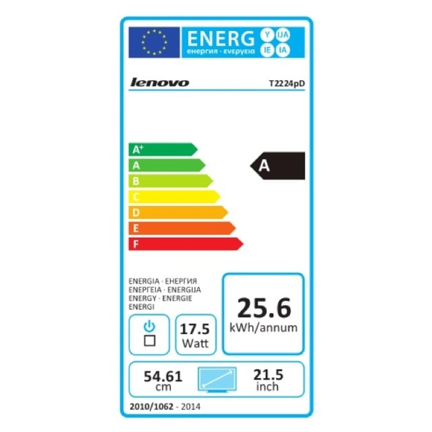 T2224D - 60EBJAT1UK 21.5 inch 1920 X 1080