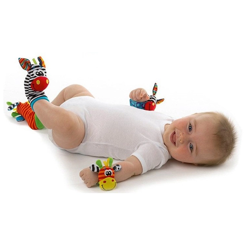Wrist Rattle & Foot Finder Socks - 1+ Animal designs