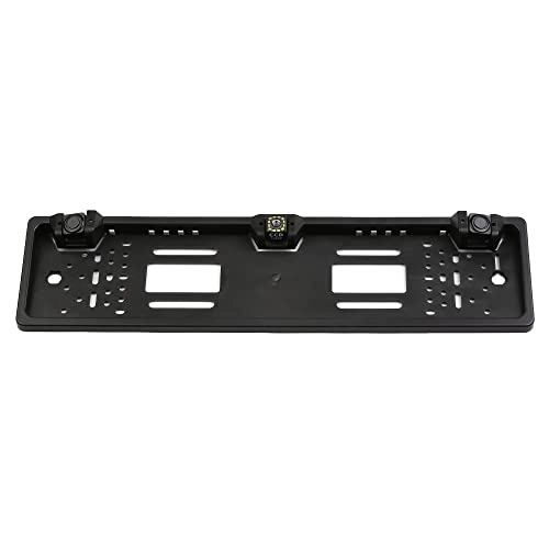 License Plate Frame Backup Camera - 12 LED 1080P Night vision + Reversing Radar System - 2 Parking Sensors