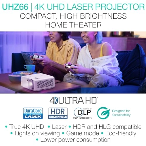 UHZ66 4000 Lumens 3840 x 2160 Pixels