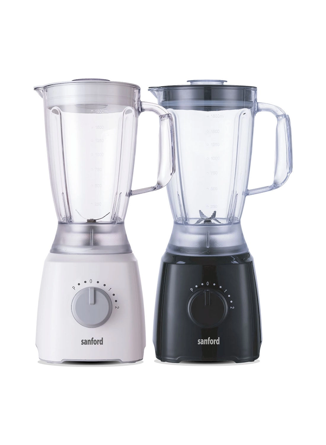2 IN 1 Blender - Stainless Steel Blades 2 Speed Modes Safety Jar Lock