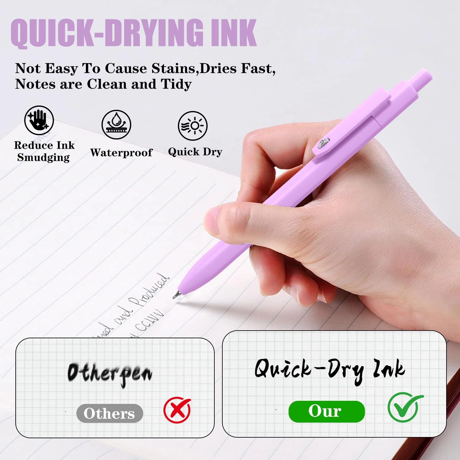 Aesthetic Pens - 8 Pcs 0.5mm