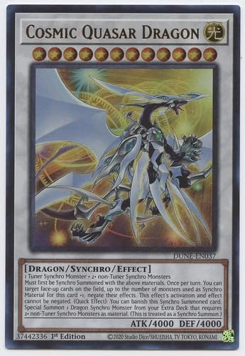 Yu-Gi-Oh! Cosmic Quasar Dragon DUNE-EN037