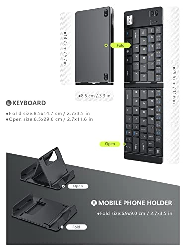 Foldable Bluetooth Keyboard - Wireless