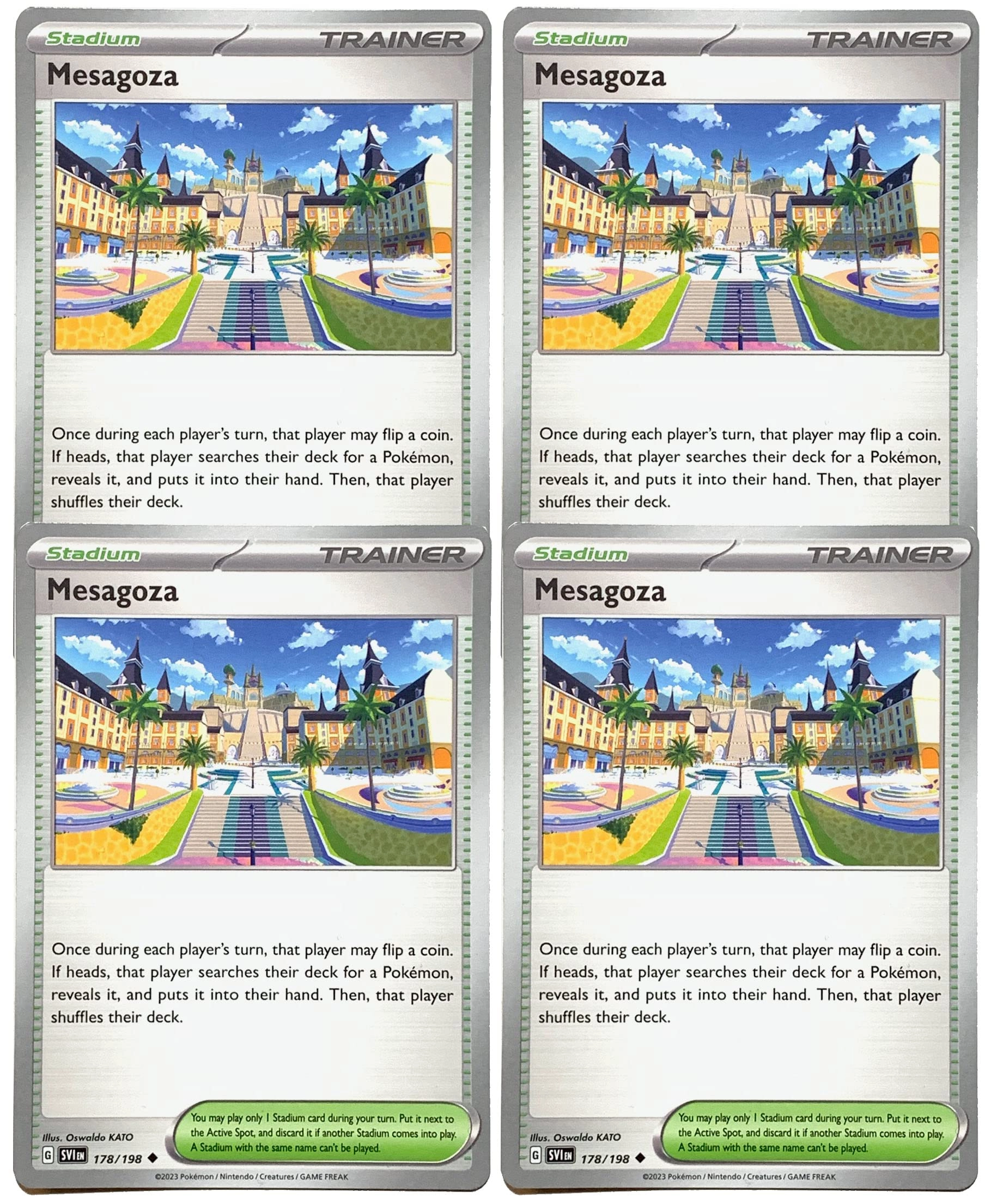 Pokémon Mesagoza 178/198 - 4pcs