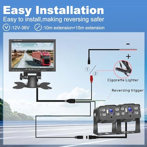 Backup Camera - 18IR Night Vision Wired 800*480