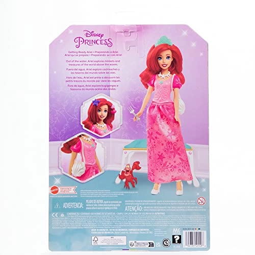 Ariel Getting Ready Set - Pink 9 Accessories Ages 0+