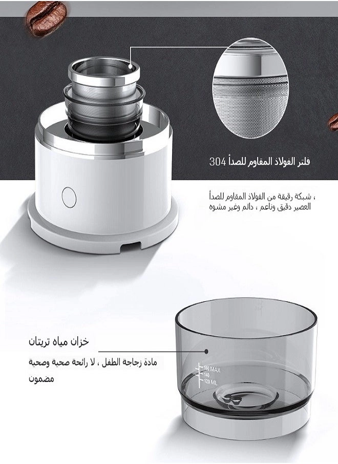 Portable Mini Electric Drip Coffee Maker - Compact & Portable; Electric Drip Brewing; Hand Brewing