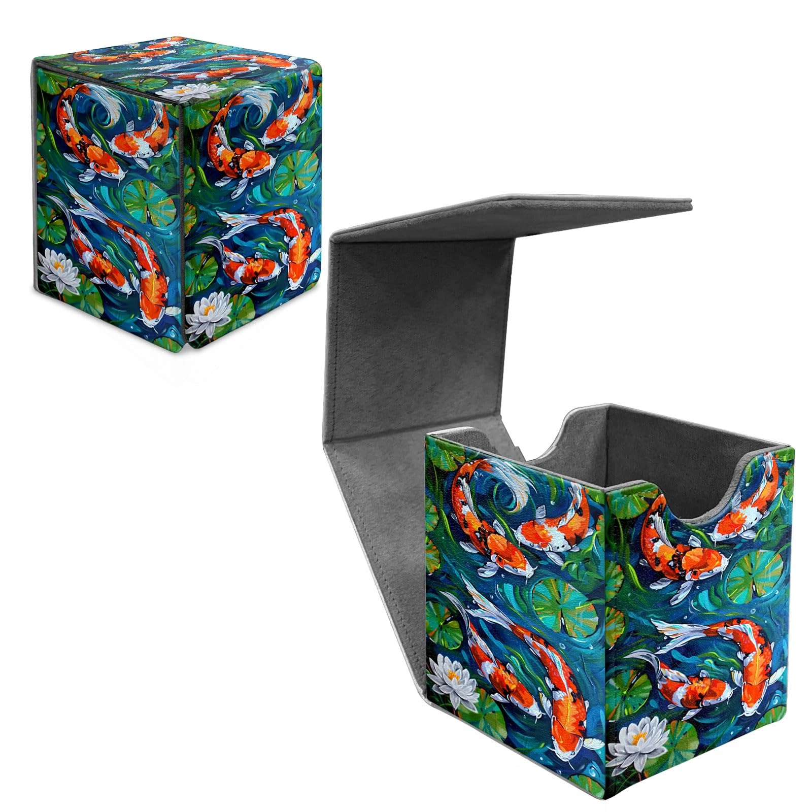 GYSYSQSH Card Deck Box - 200+ unsleeved 150+ single-sleeved 80+ double-sleeved