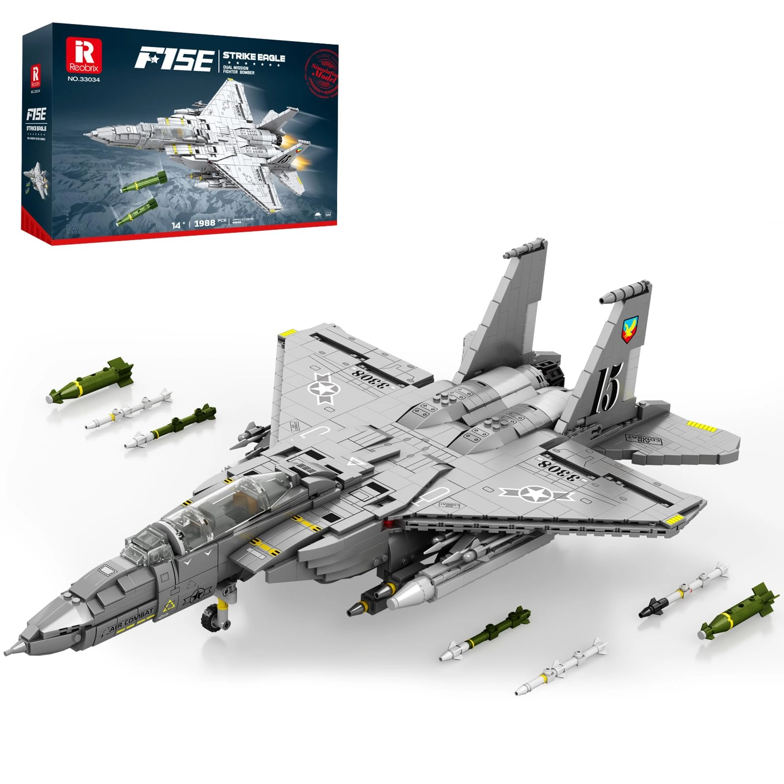 Shantou Juhang Toys Technology Co., Ltd. F-15E Strike Eagle Model Kit (33034)